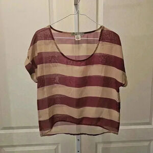 Crimson & Clover Striped Blouse - Size S